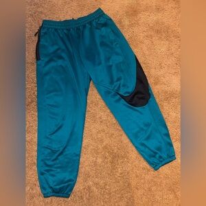 Teal Nylon Nike Sweats